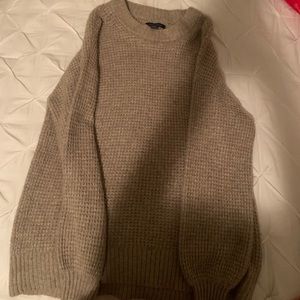 American Eagle oversized waffle knit sweater